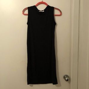 NWOT Everlane Luxe Drape Muscle Tank Dress Black